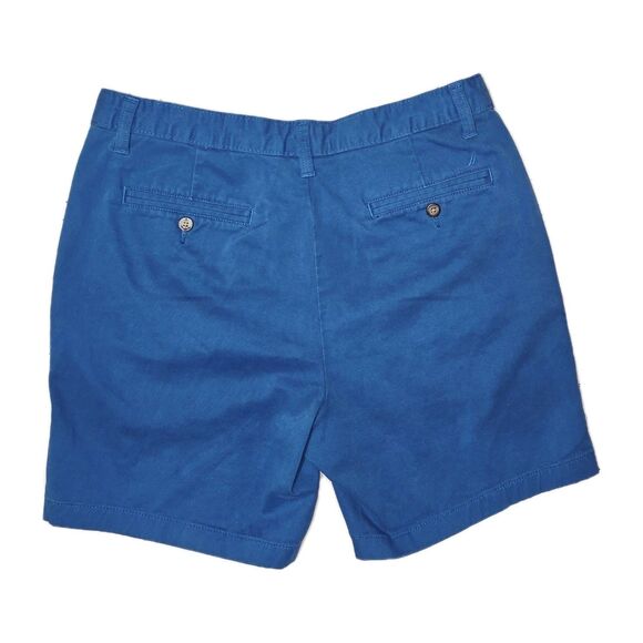Nautica FLEX Shorts Men Size 32 W‎ Flat Front Classic Fit Casual Blueish - Picture 1 of 5